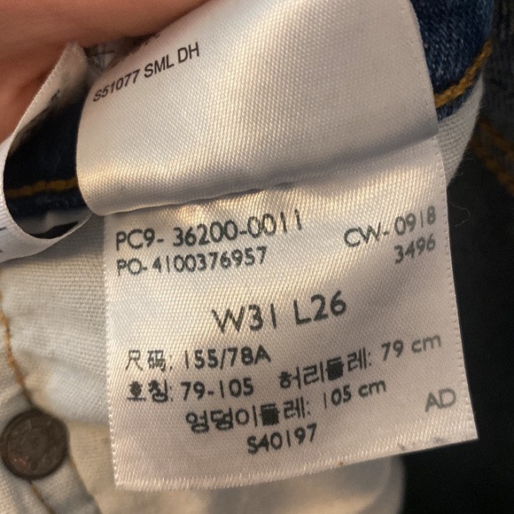 Levi’s 501 blue jeans - Picture 5 of 5